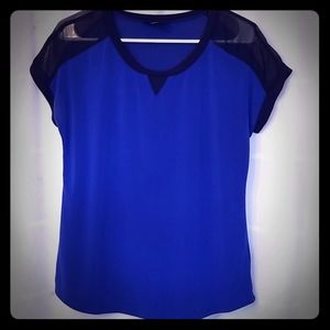 Worthington stretchy blue shirt
